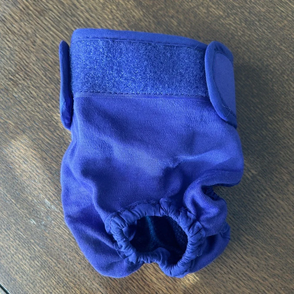 Purple Reusable Dog Diaper | Size Small | Female | Cloth | Tail Hole